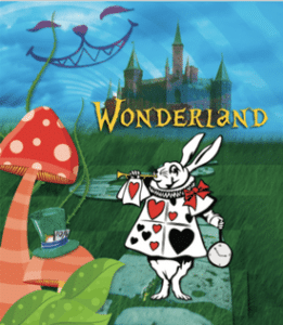 Wonderland themed graphic